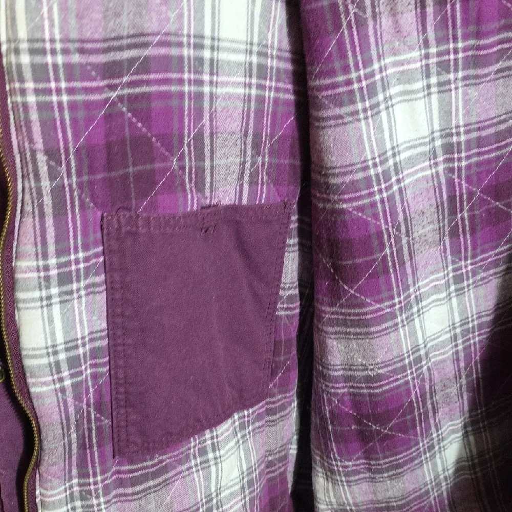Women's Purple Utility Jacket - Picture 7 of 7